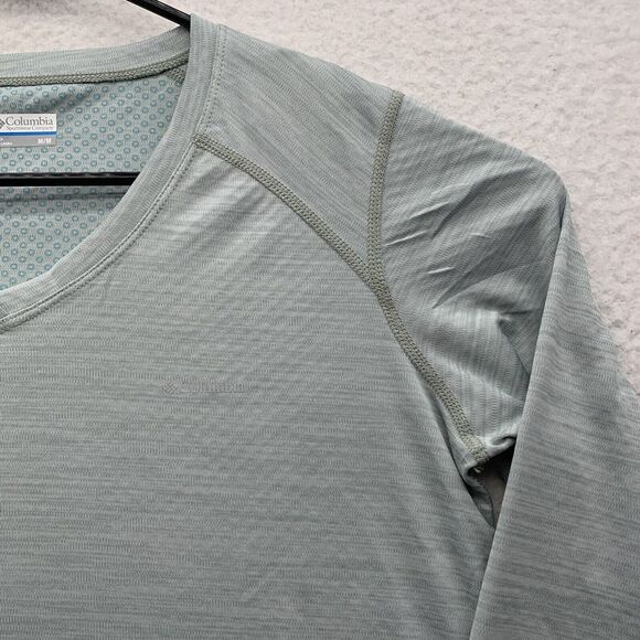 Columbia Sun Shirt Mens Medium M Gray UPF 30+ Swim Beach Fishing Hiking Outdoors - Picture 2 of 9